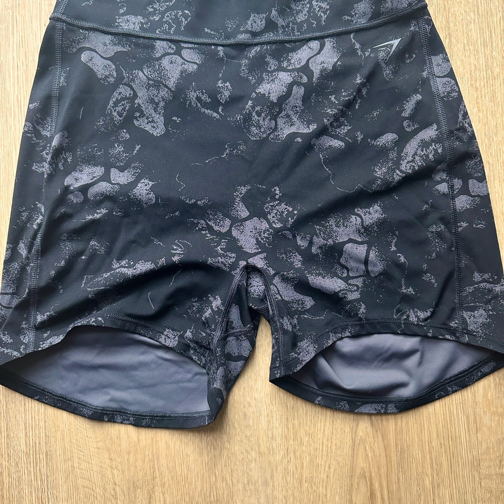Kathryn Kendra Fit Collection (Gymshark) Black/Grey Shorts